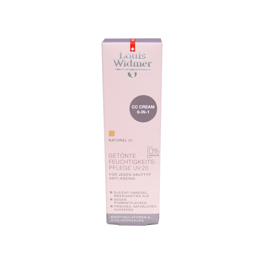 Widmer getönte Feuchtigkeitspflege UV 20 CC naturel 01 unparfümiert, 30 ml