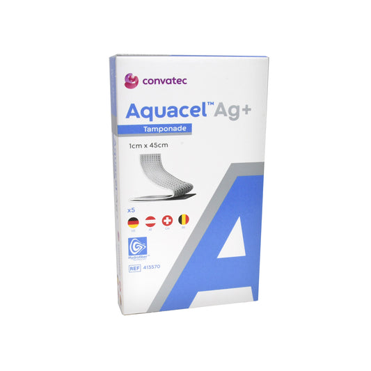 Aquacel Ag+ Tamponaden 1cm x 45cm, 5 St