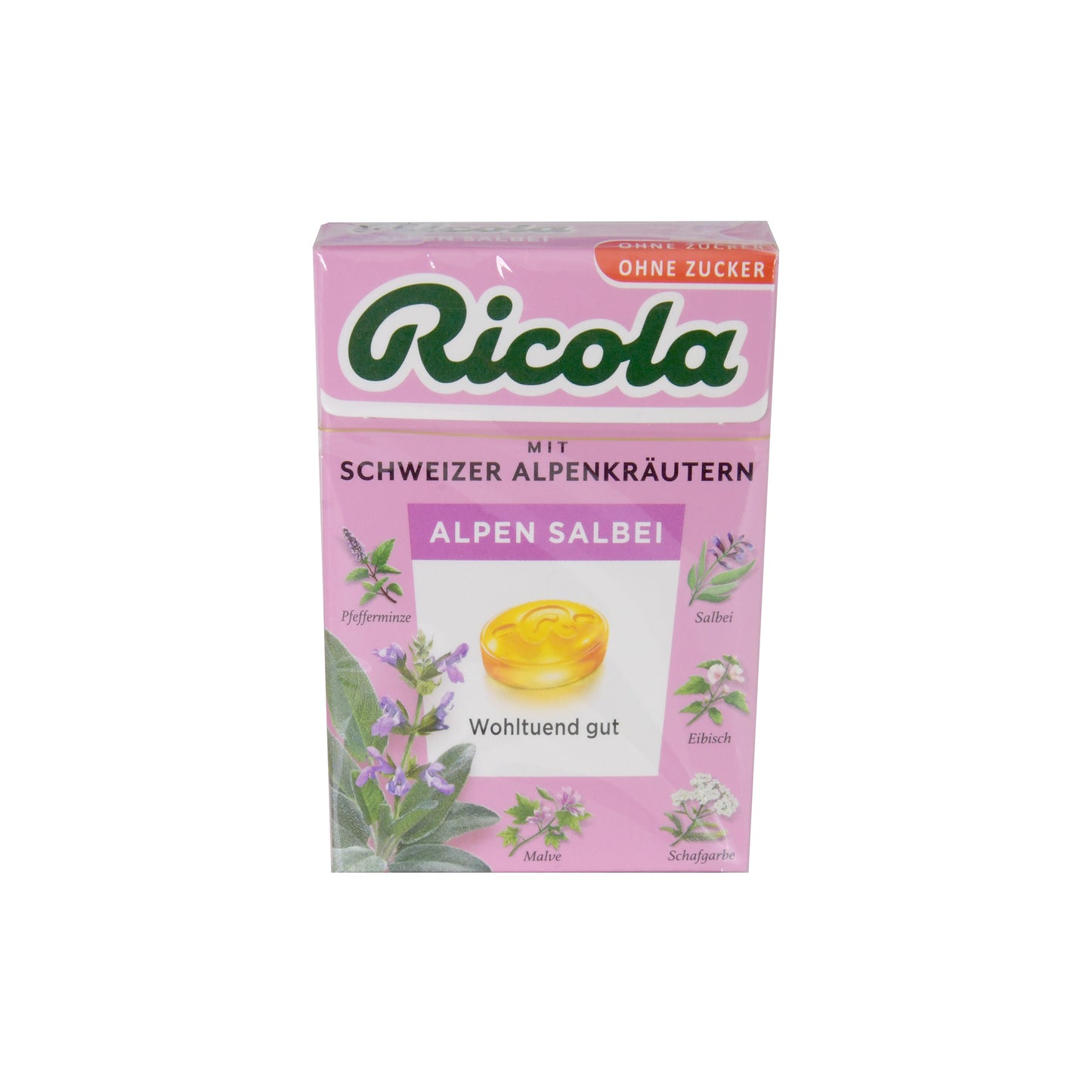 Ricola Alpine Sage Candies sugar-free, 50 g
