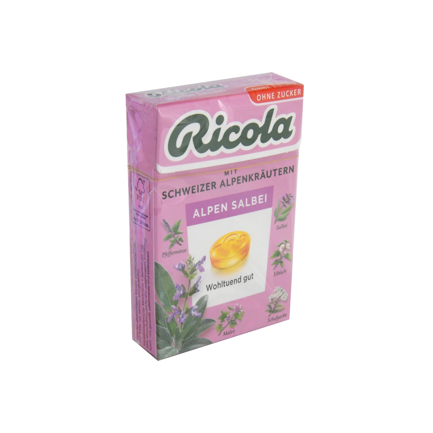 Ricola Alpine Sage Candies sugar-free, 50 g