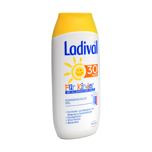 Ladival Für Kinder Bei Allergischer Haut Sonnenschutz Gel LSF 30 hoch, 200 ml