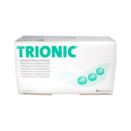 TRIONIC Hemostasis & Wound Healing Wound Tamponade 30cm, 6 pcs