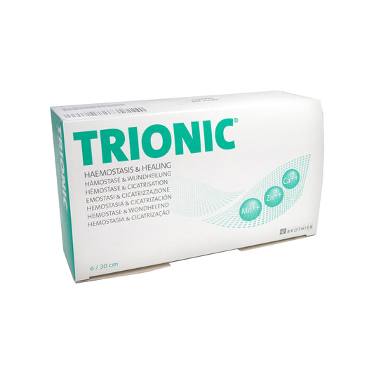 TRIONIC Hemostasis & Wound Healing Wound Tamponade 30cm, 6 pcs