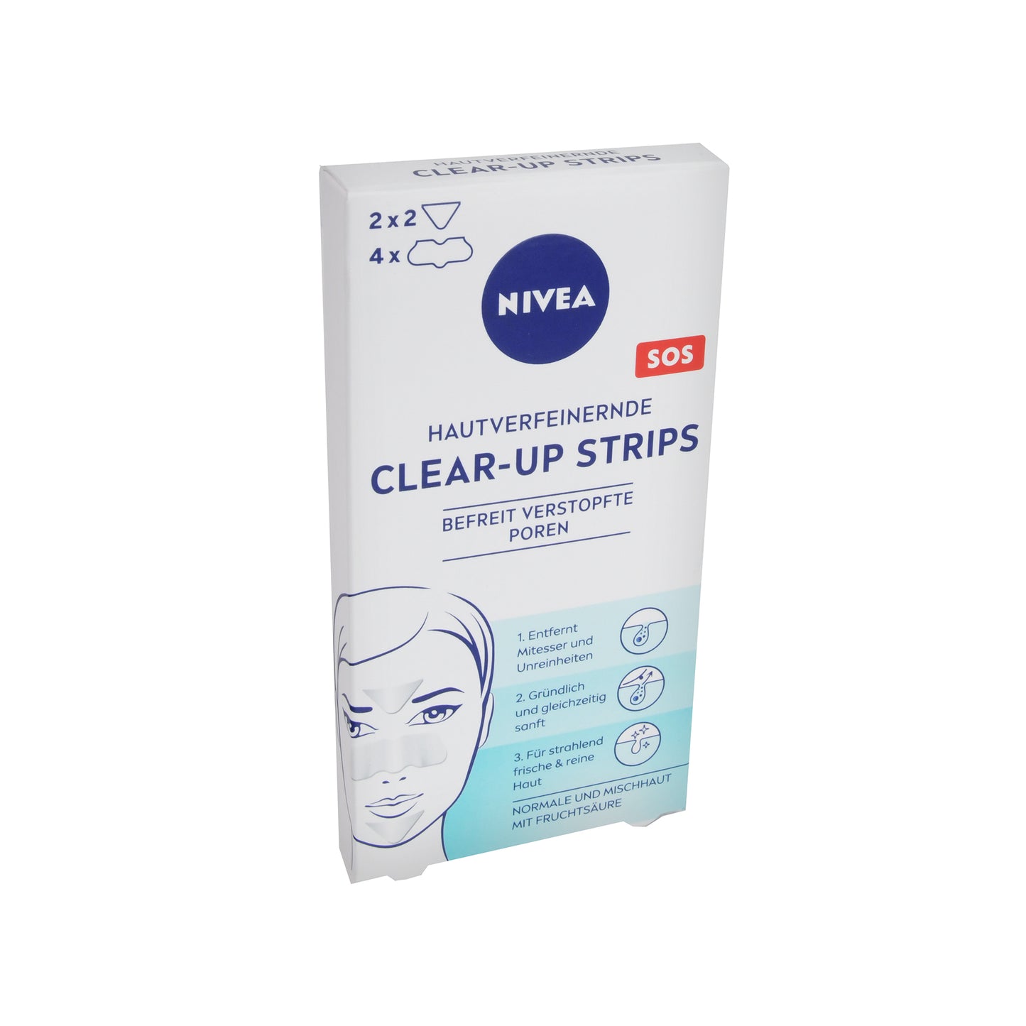 Nivea Visage Clear-up Strips, 6 St
