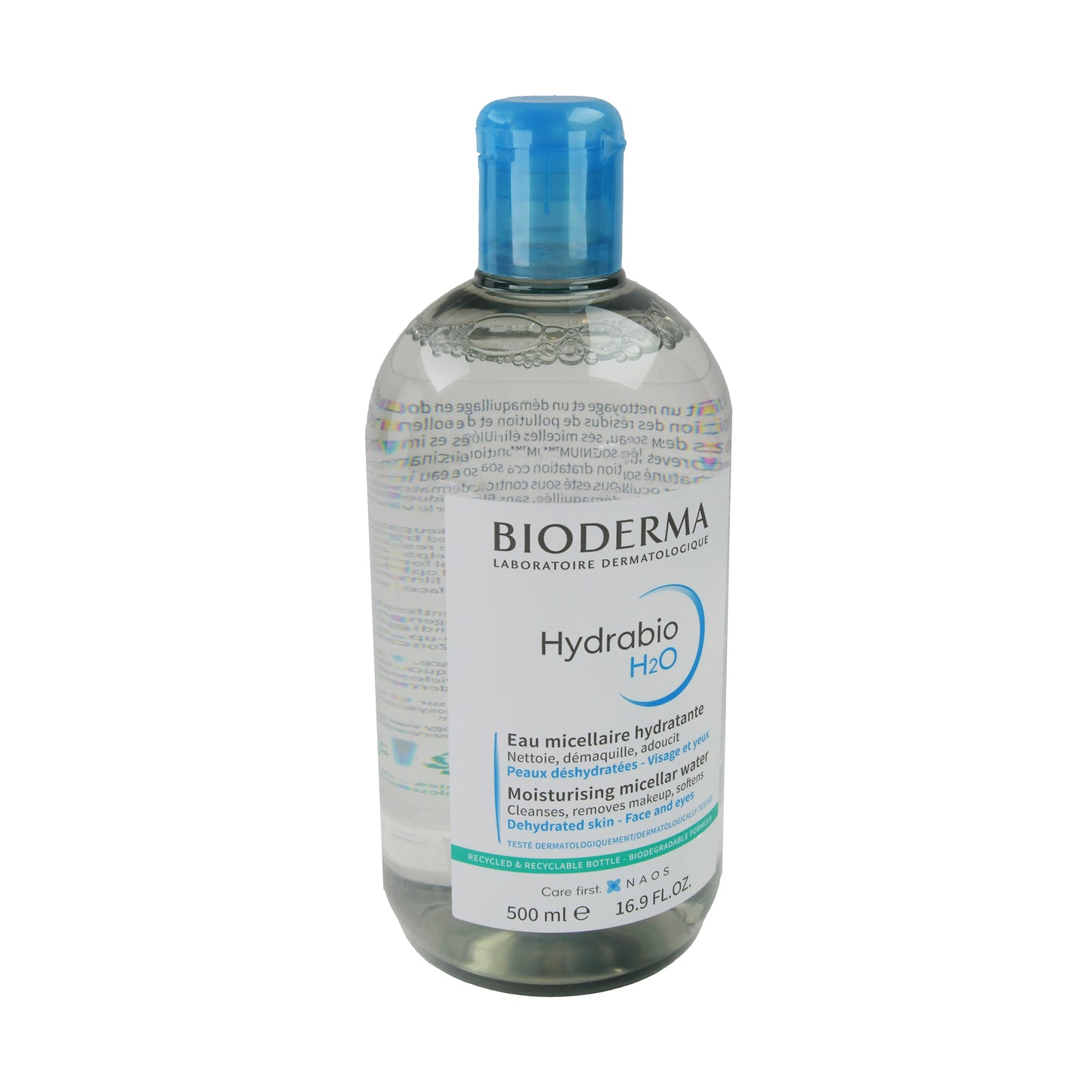 Bioderma Hydrabio H2O Micellar Cleansing Solution, 500 ml