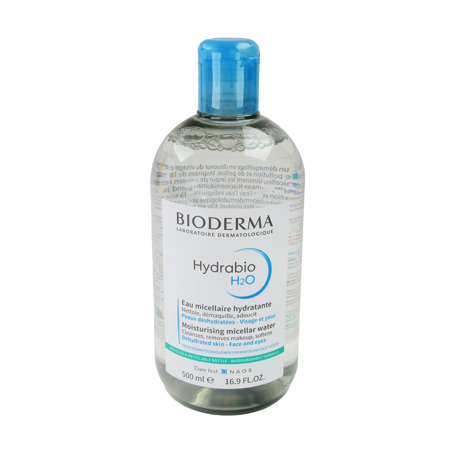 Bioderma Hydrabio H2O Micellar Cleansing Solution, 500 ml