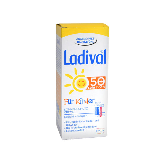Ladival Für Kinder Sonnenschutz Creme Gesicht + Körper LSF 50+ sehr hoch, 50 ml