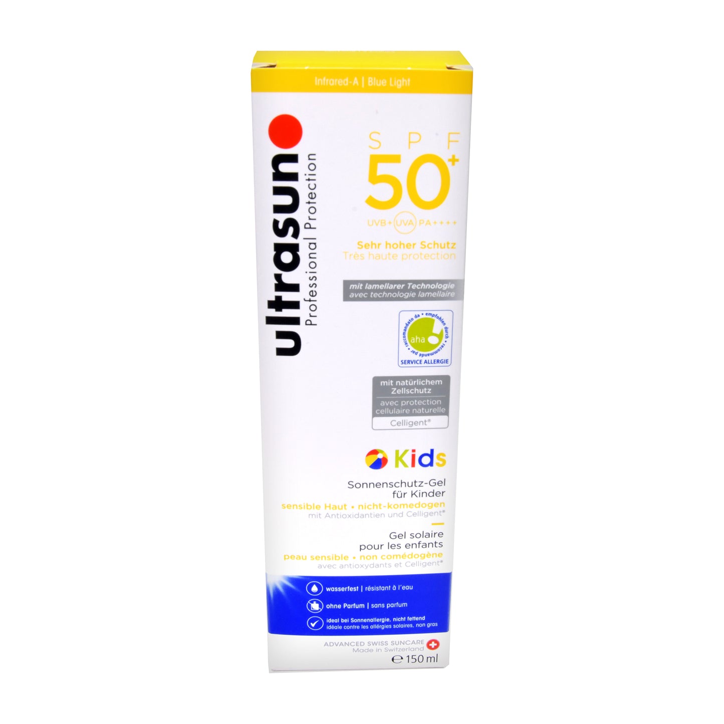 Ultrasun Kids SPF 50+ Sonnenschutz-Gel für Kinder, 150 ml