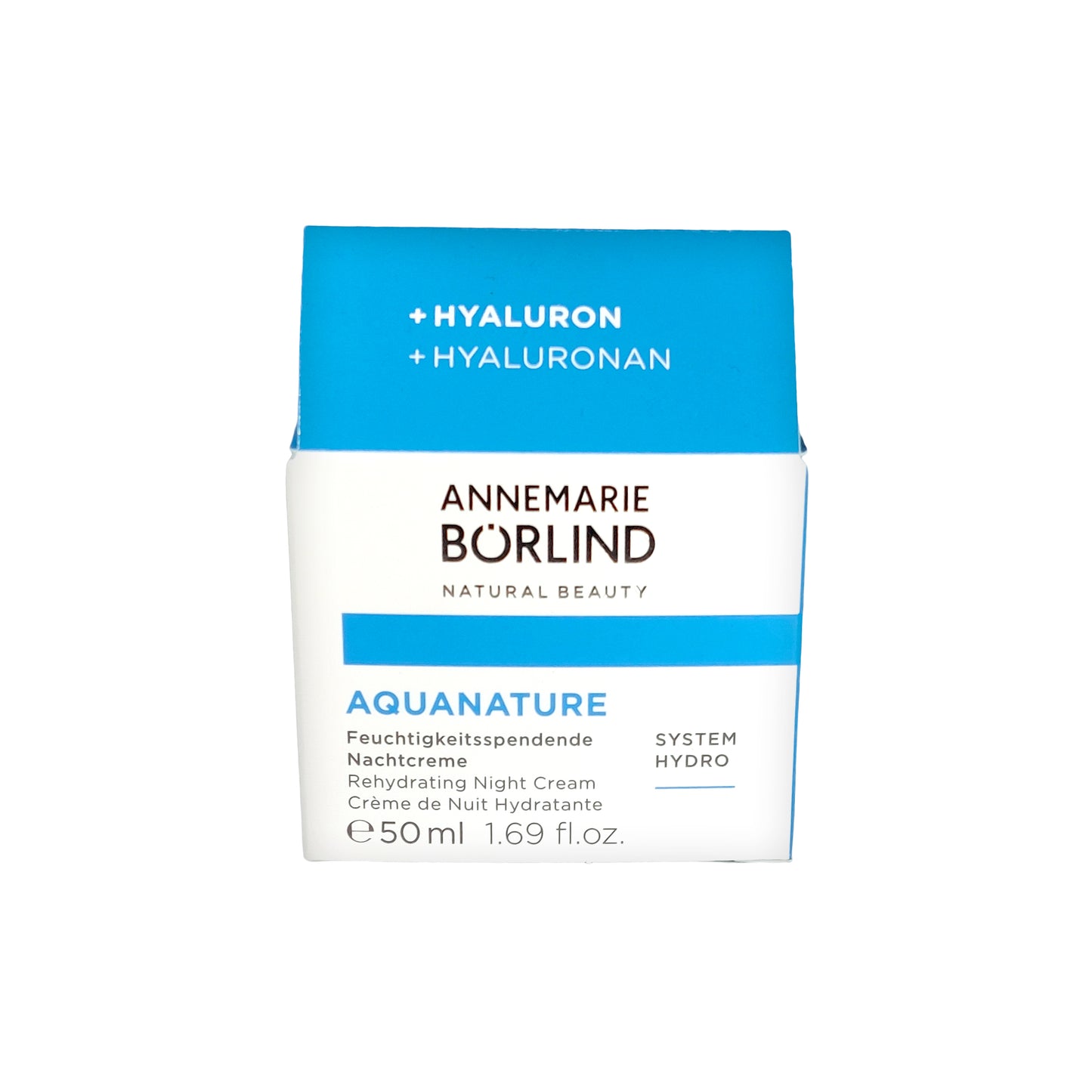 Annemarie Börlind AquaNature Feuchtigkeitsspendende Nachtcreme, 50 ml