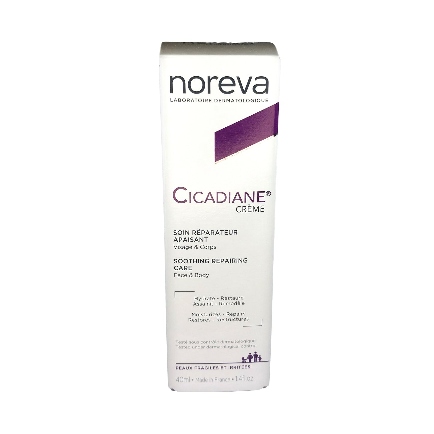 noreva Cicadiane Creme Soothing Repairing Care Beruhigende Pflege, 40 ml