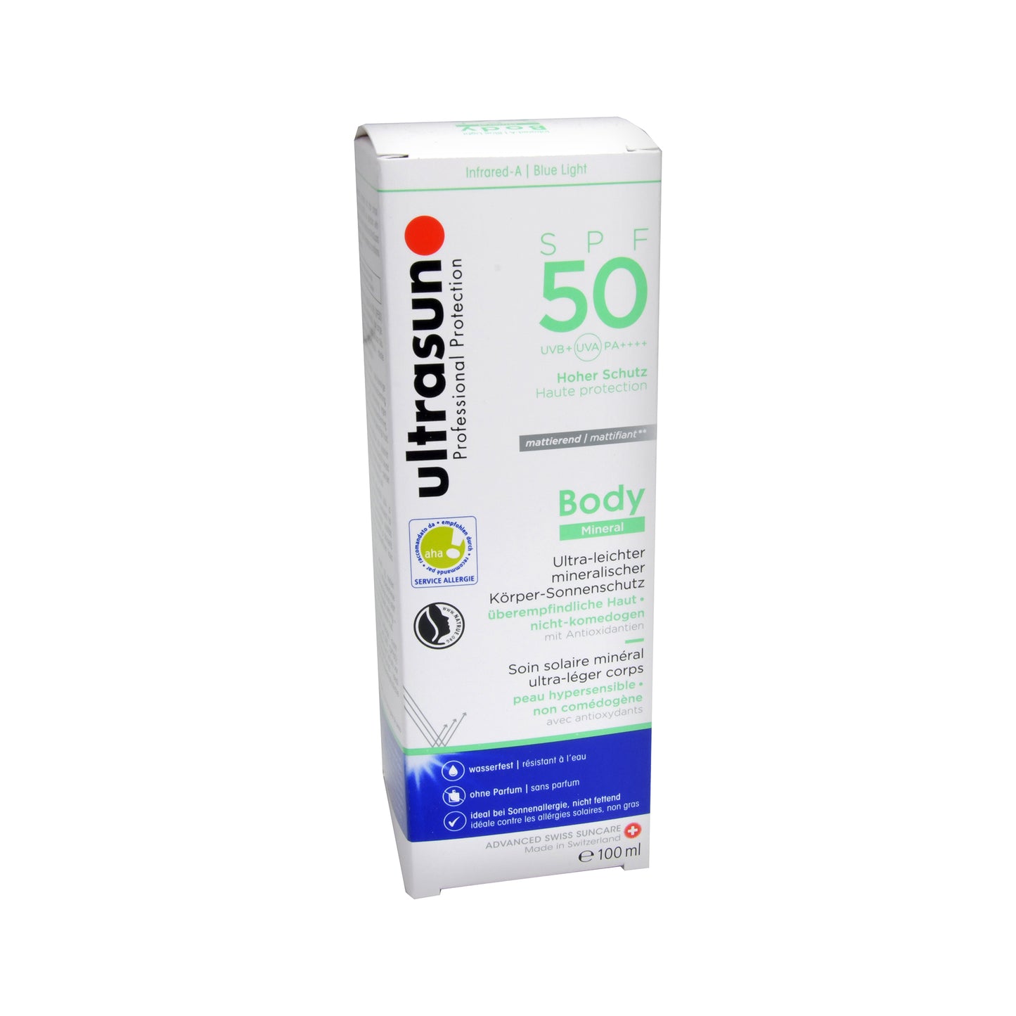 Ultrasun Body Mineral Gel SPF 50 Sonnenschutz, 100 ml