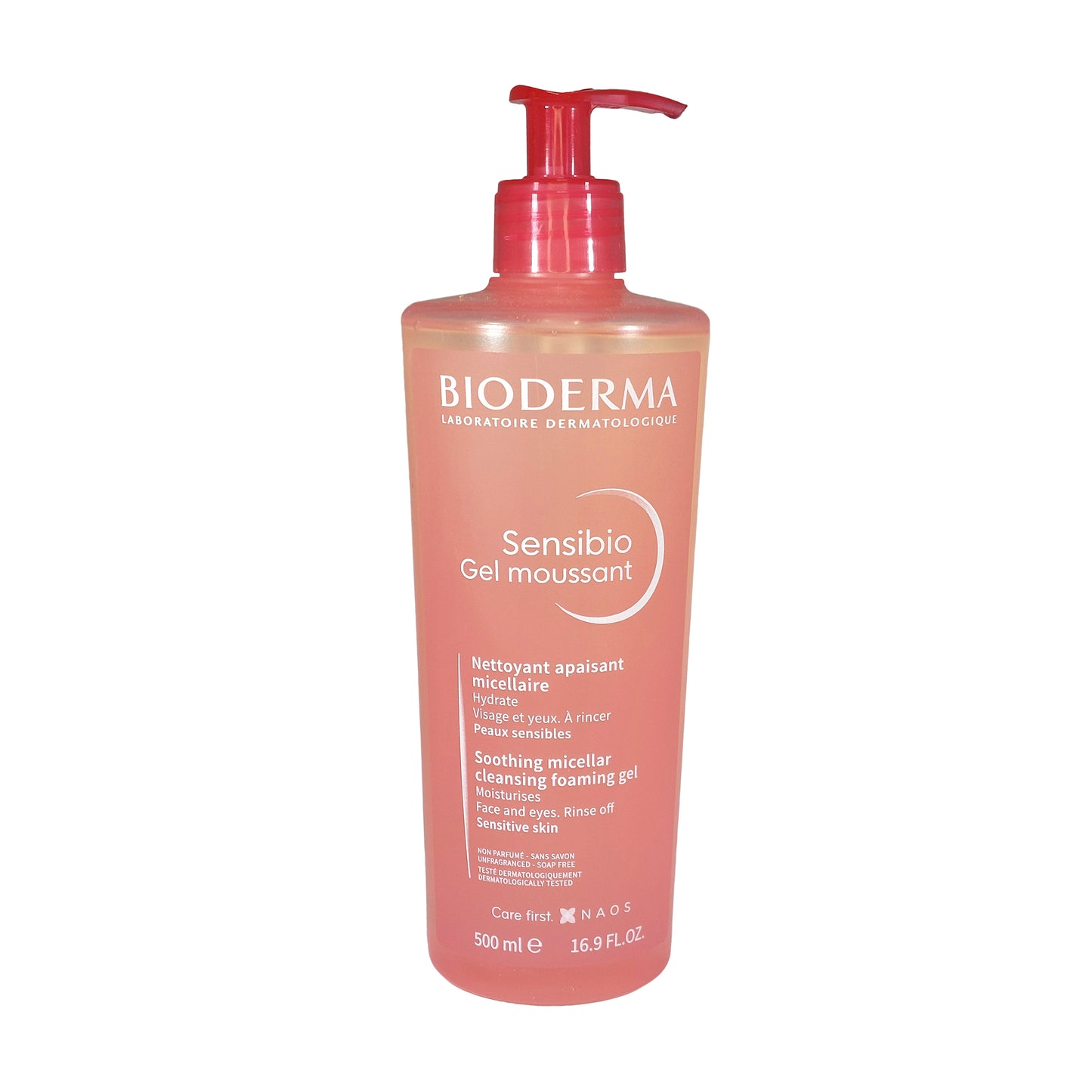 Bioderma Sensibio Gel Moussant Beruhigendes Reinigungsgel, 500 ml