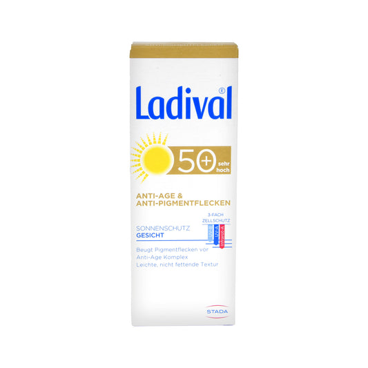 Ladival Anti-Age & Anti-Pigmentflecken Sonnenschutz Gesicht LSF 50+ sehr hoch, 50 ml