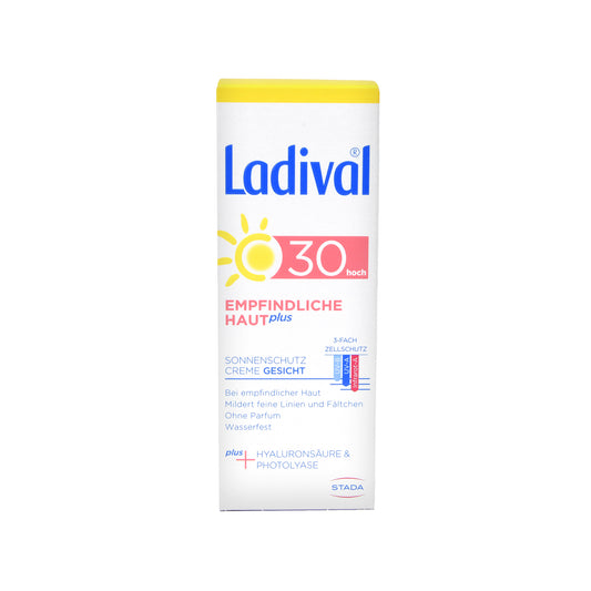 Ladival Empfindliche Haut Plus Sonnenschutz Creme Gesicht LSF 30 hoch, 50 ml