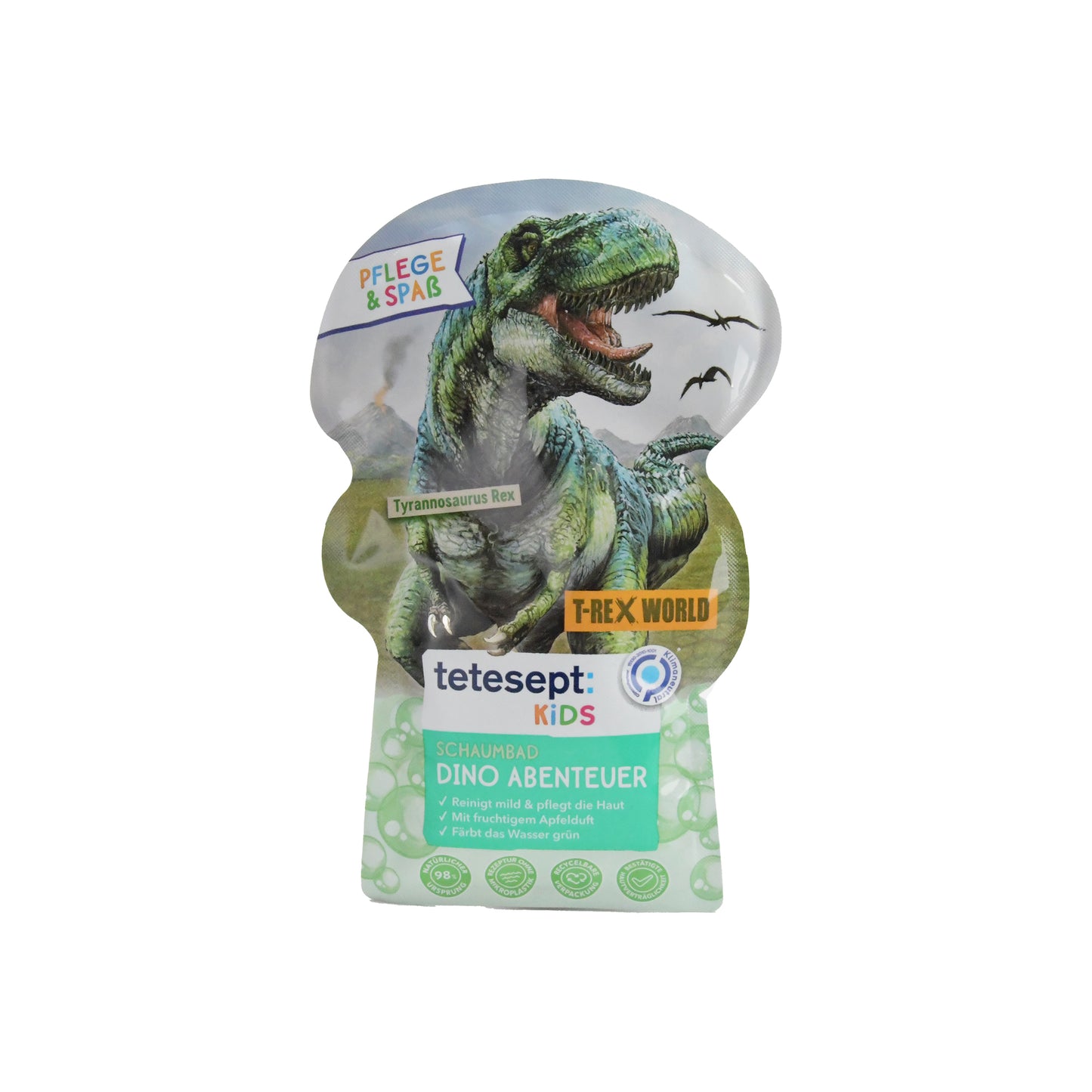 tetesept Kids Pflege & Spaß Schaumbad Dino Abenteuer T-Rex World, 40 ml