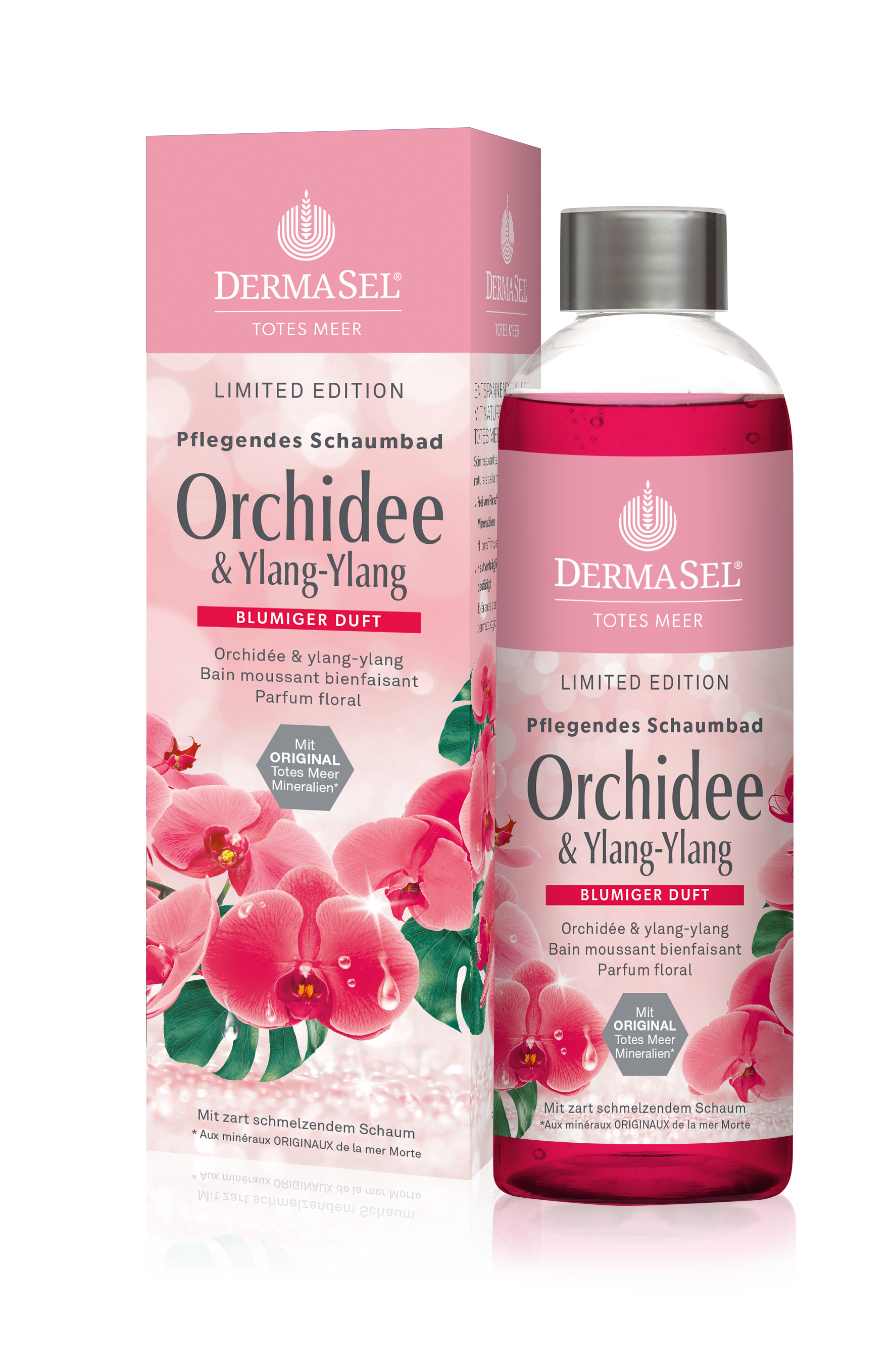 DermaSel Pflegeschaumbad Orchidee & Ylang-Ylang, 250 ml - BeautysBest