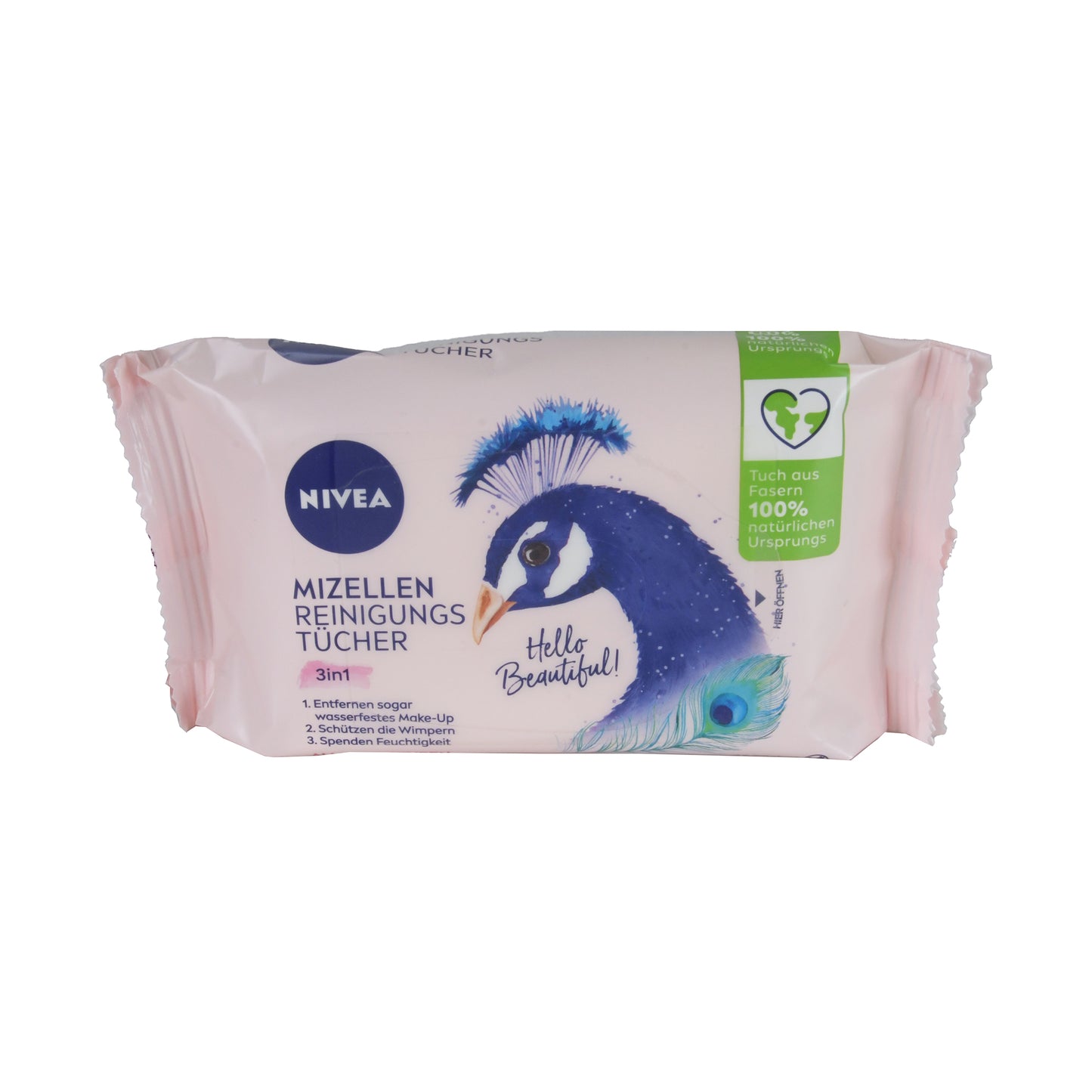 Nivea Micellar Cleansing Wipes 3-in-1 for all skin types, 25 pcs