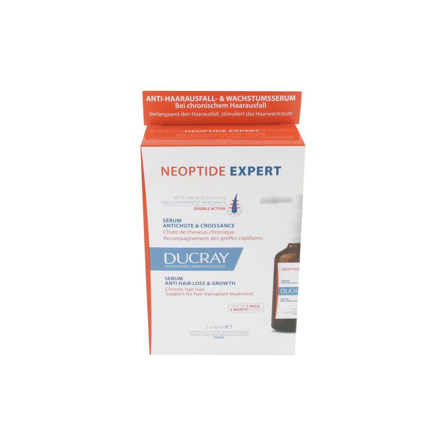Ducray Neoptide Expert Anti-Hair Loss Serum, 2 x 50 ml