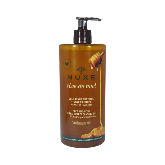 Nuxe Reve de Miel Gel Lavant Surgras Reinigungsgel trockene Haut, 750 ml
