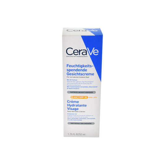 CeraVe Feuchtigkeitsspendende Gesichtscreme SPF 30, 52 ml