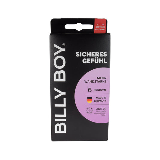 Billy Boy Safe Feeling 56mm, 6 pieces