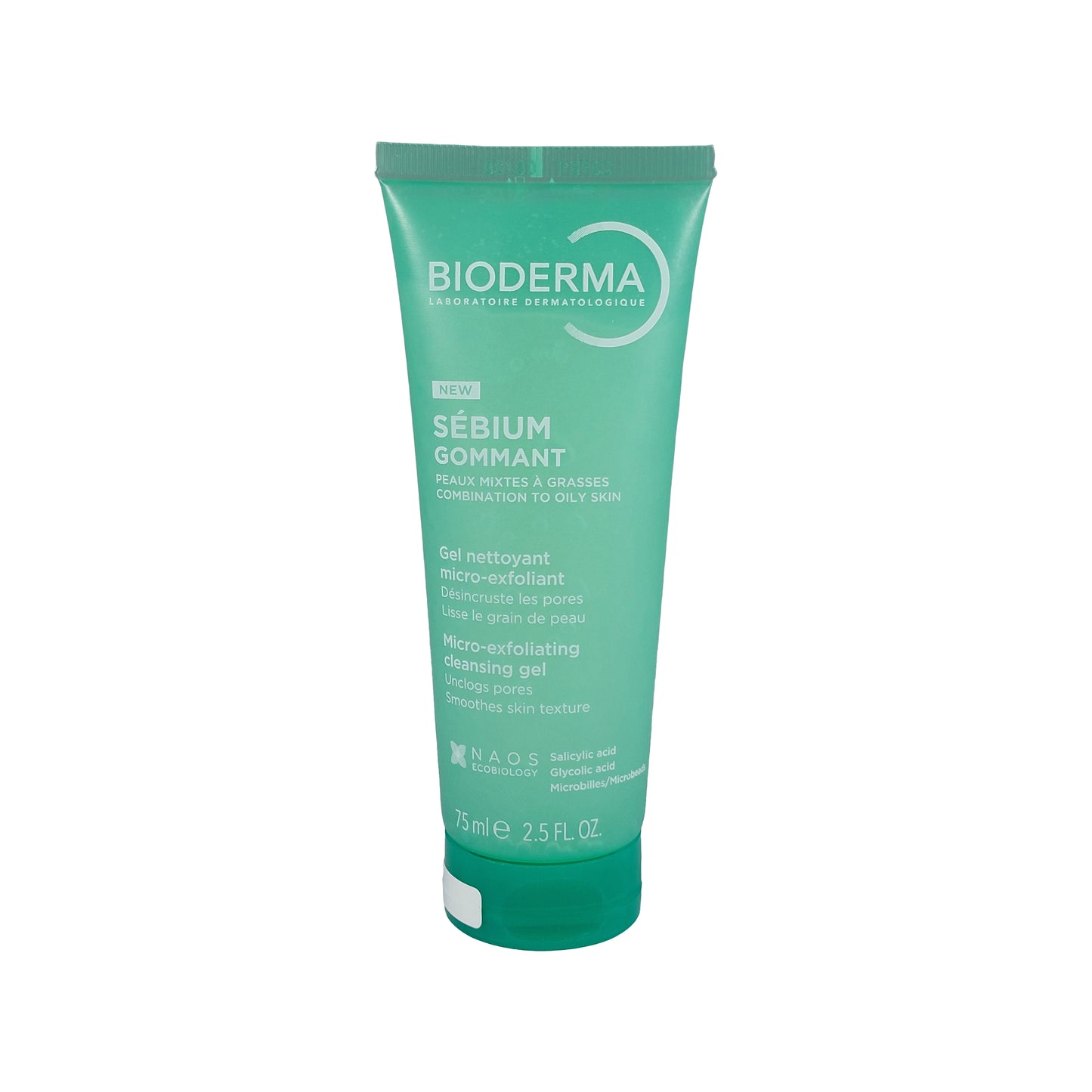 Bioderma Sebium Gommant Micro-Exfoliating Cleansing Gel, 75 ml