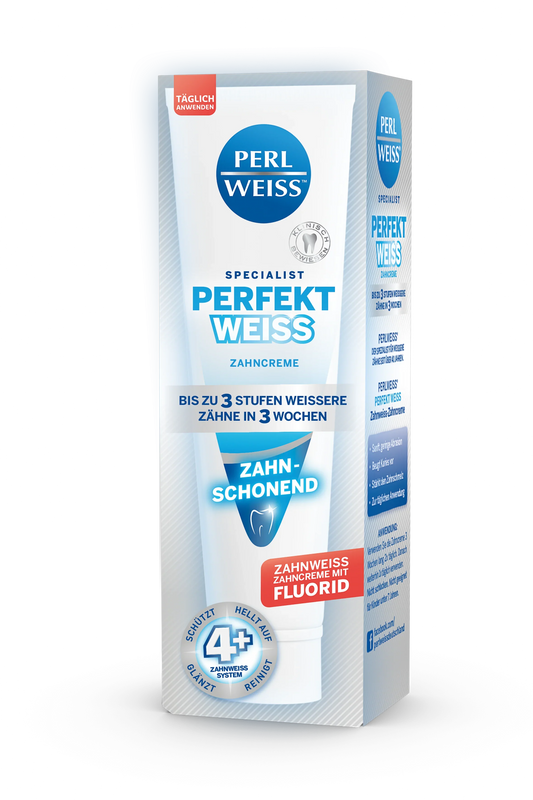 Perlweiss Perfekt Weiss Zahnweiss Zahncreme, 75 ml - BeautysBest