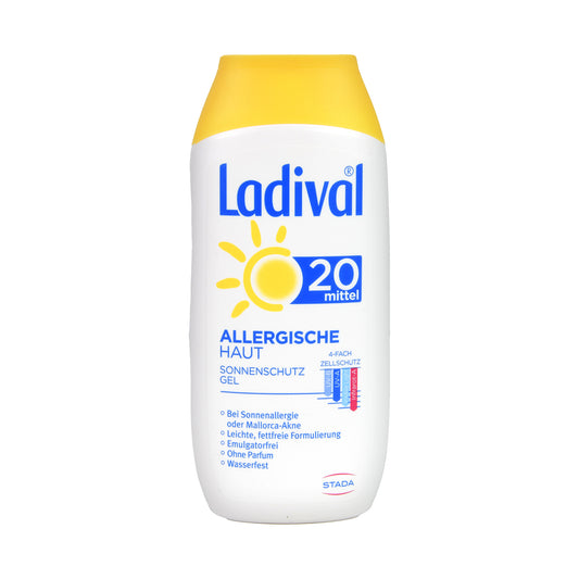 Ladival Allergische Haut Sonnenschutz Gel LSF 20 mittel, 200 ml