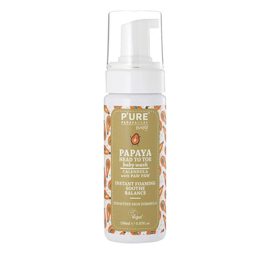 PURE Papayacare Baby Papaya Head to Toe Wash