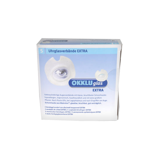 OKKLUglas Extra Uhrglasverband, 5 St