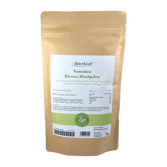 BitterKraft Bärwurz-Birnen-Honig Fasten-Brei, 70 g