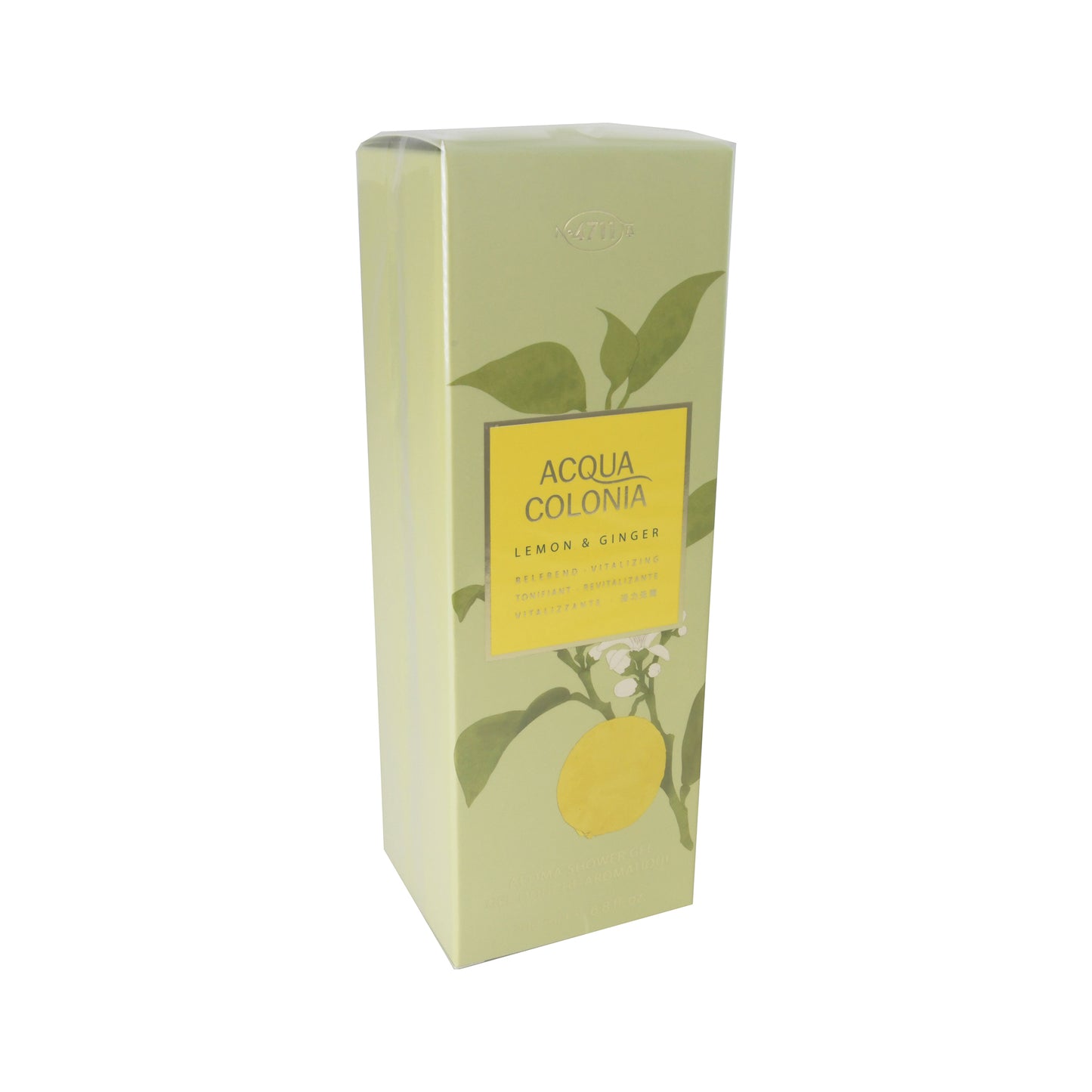 4711 Acqua Colonia Lemon & Ginger shower gel, 200 ml