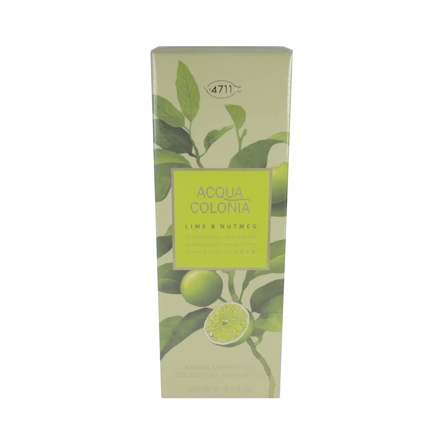 4711 Acqua Colonia Lime & Nutmeg shower gel, 200 ml