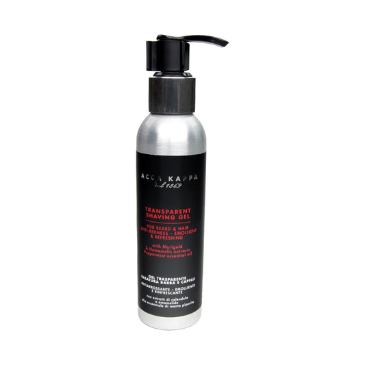 Acca Kappa Barber Shop Shaving Gel Transparent Rasiergel, 125 ml