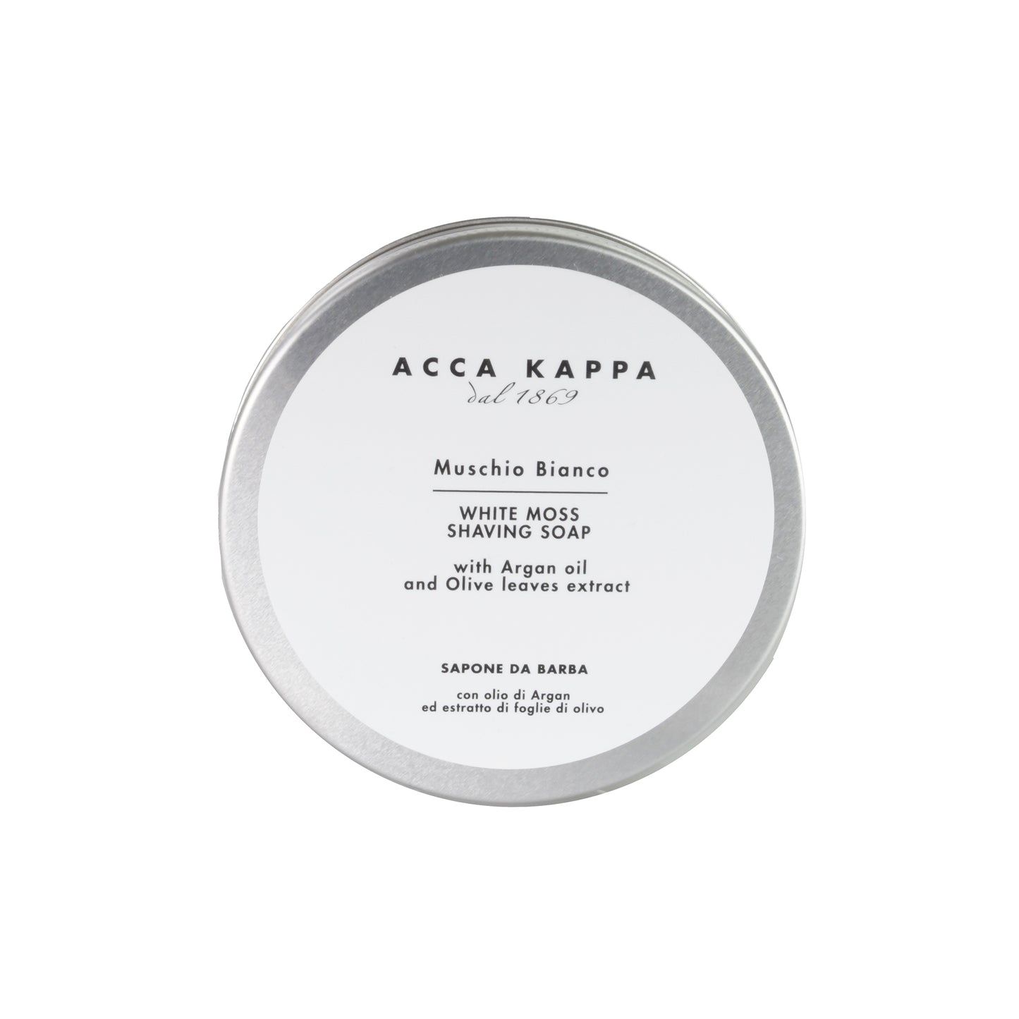 Acca Kappa Muschio Bianco White Moss Shaving Soap, 250 ml
