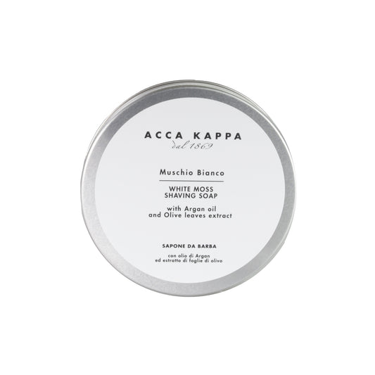 Acca Kappa Muschio Bianco White Moss Shaving Soap, 250 ml