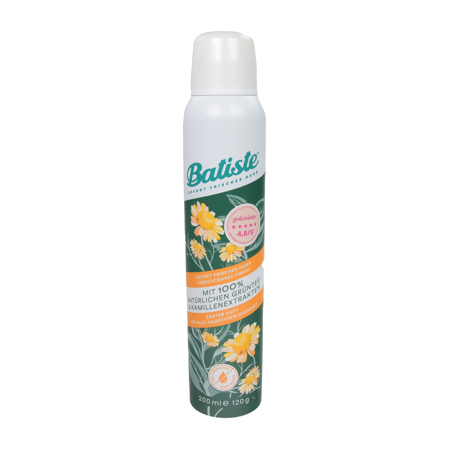 Batiste Trockenshampoo Naturally Grüner Tee & Kamille, 200 ml
