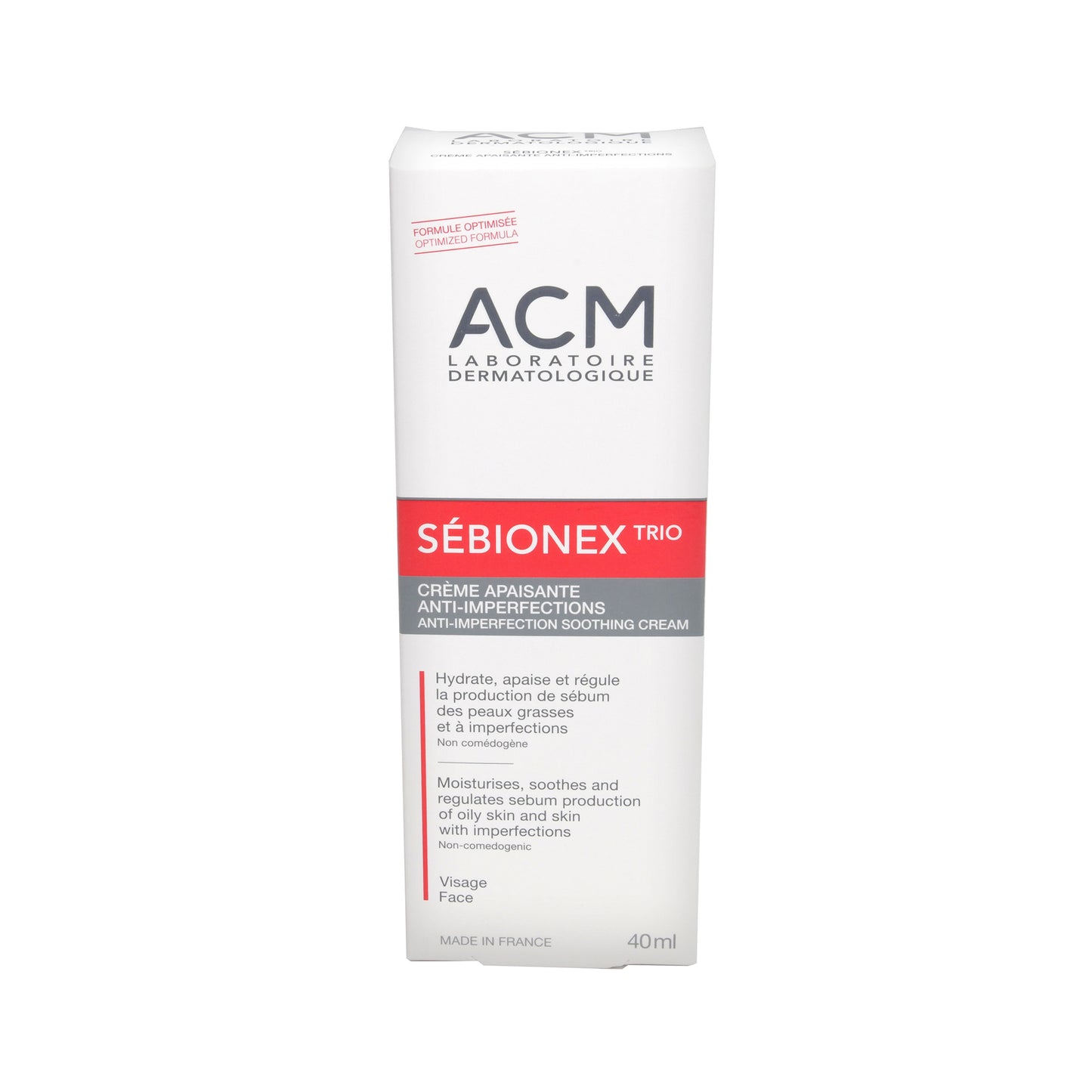 ACM Sébionex Trio Anti-Imperfection Soothing Cream, 40 ml
