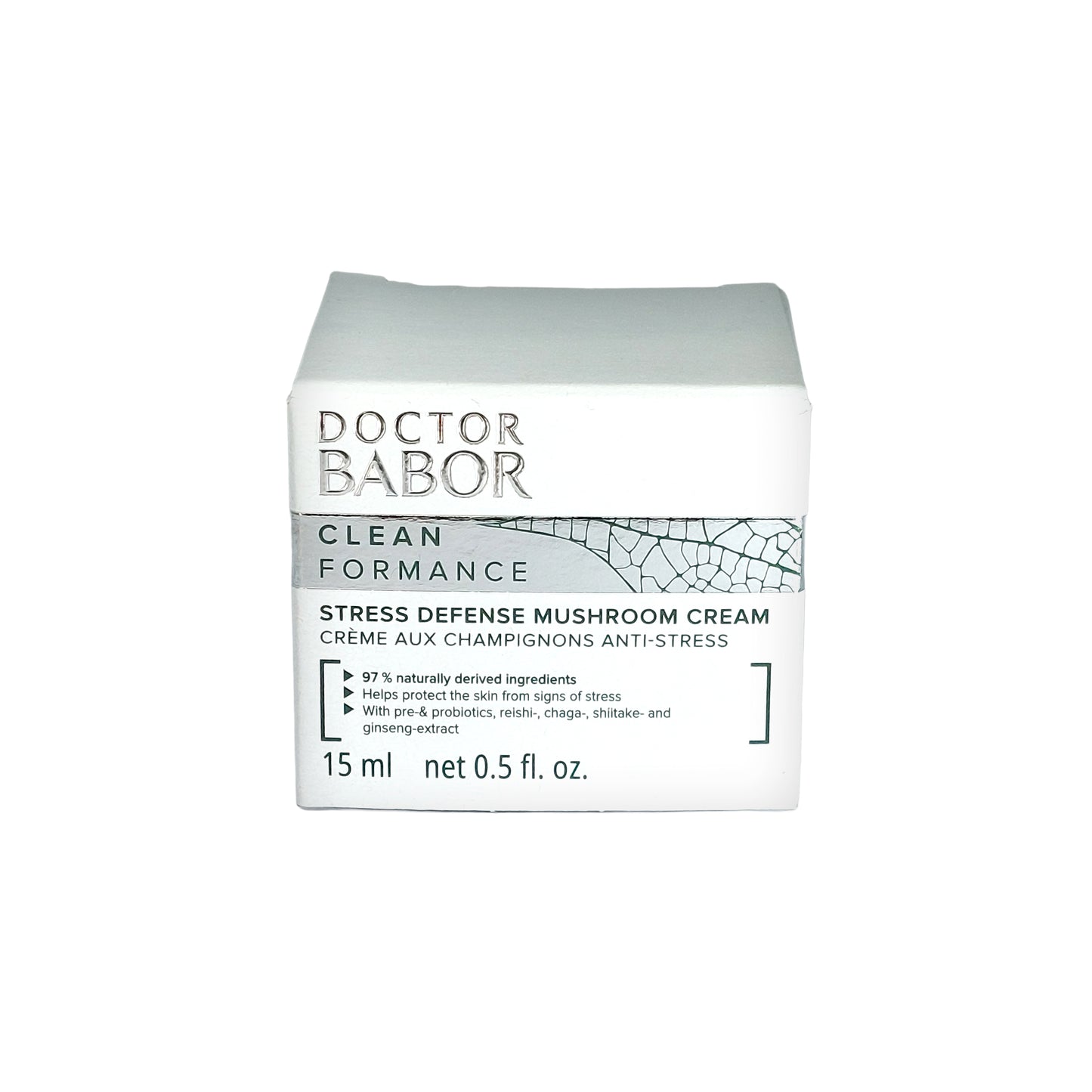 Dr. Babor CleanFormance Stress Defense Mushroom Cream, 15 ml