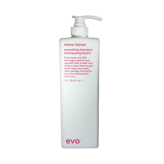 evo Hair Style Smooth Mane Tamer Smoothing Shampoo, 1000 ml