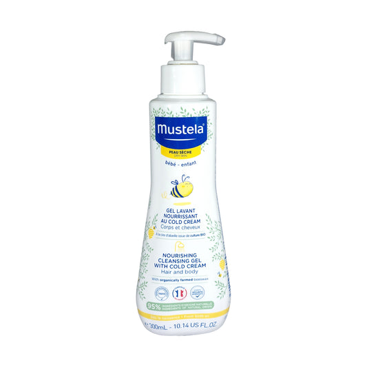 Mustela Baby Pflegendes Reinigungsgel mit Cold Cream, 300 ml