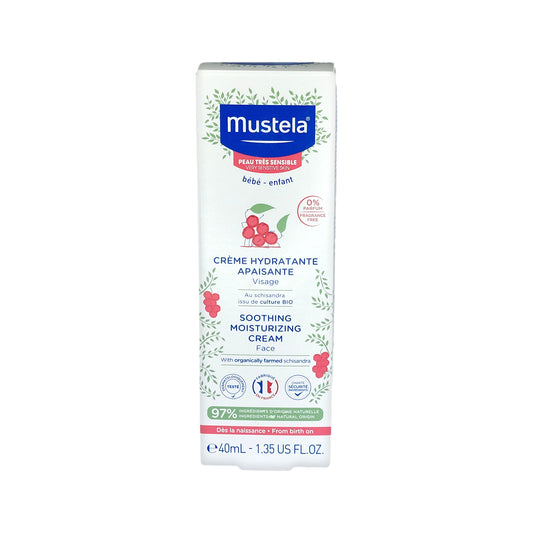 Mustela Baby Beruhigende Feuchtigkeitsspendende Gesichtscreme, 40 ml