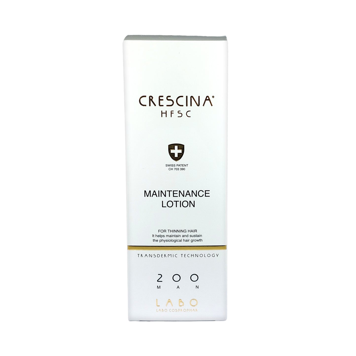 Crescina HFSC Transdermic Maintenance Lotion 200 MAN For Thinning Hair, 100 ml