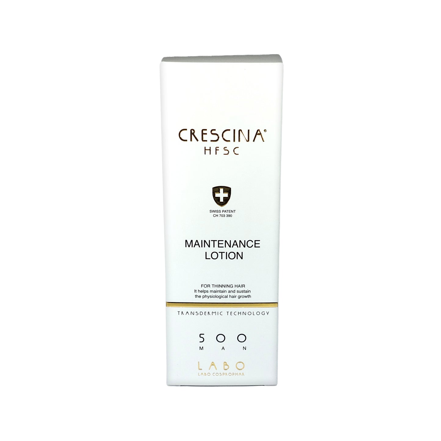 Crescina HFSC Transdermic Maintenance Lotion 500 MAN For Thinning Hair, 100 ml