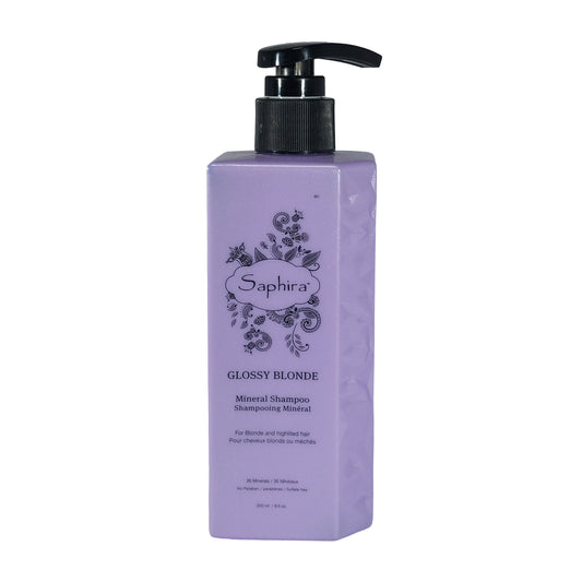 Saphira Glossy Blonde Mineral Shampoo, 250 ml