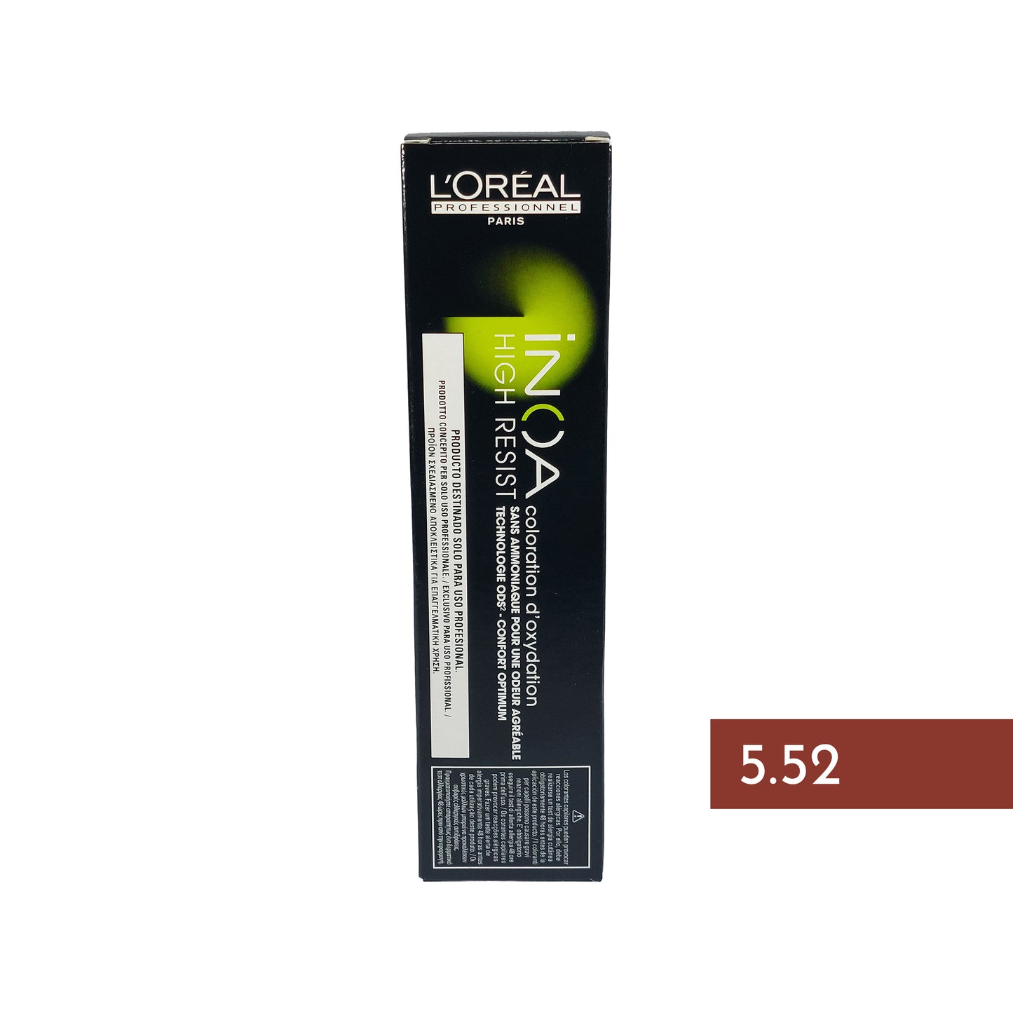 L'Oréal Inoa Coloration D'oxydation 5,52 hellbraun mahagoni, 60 g