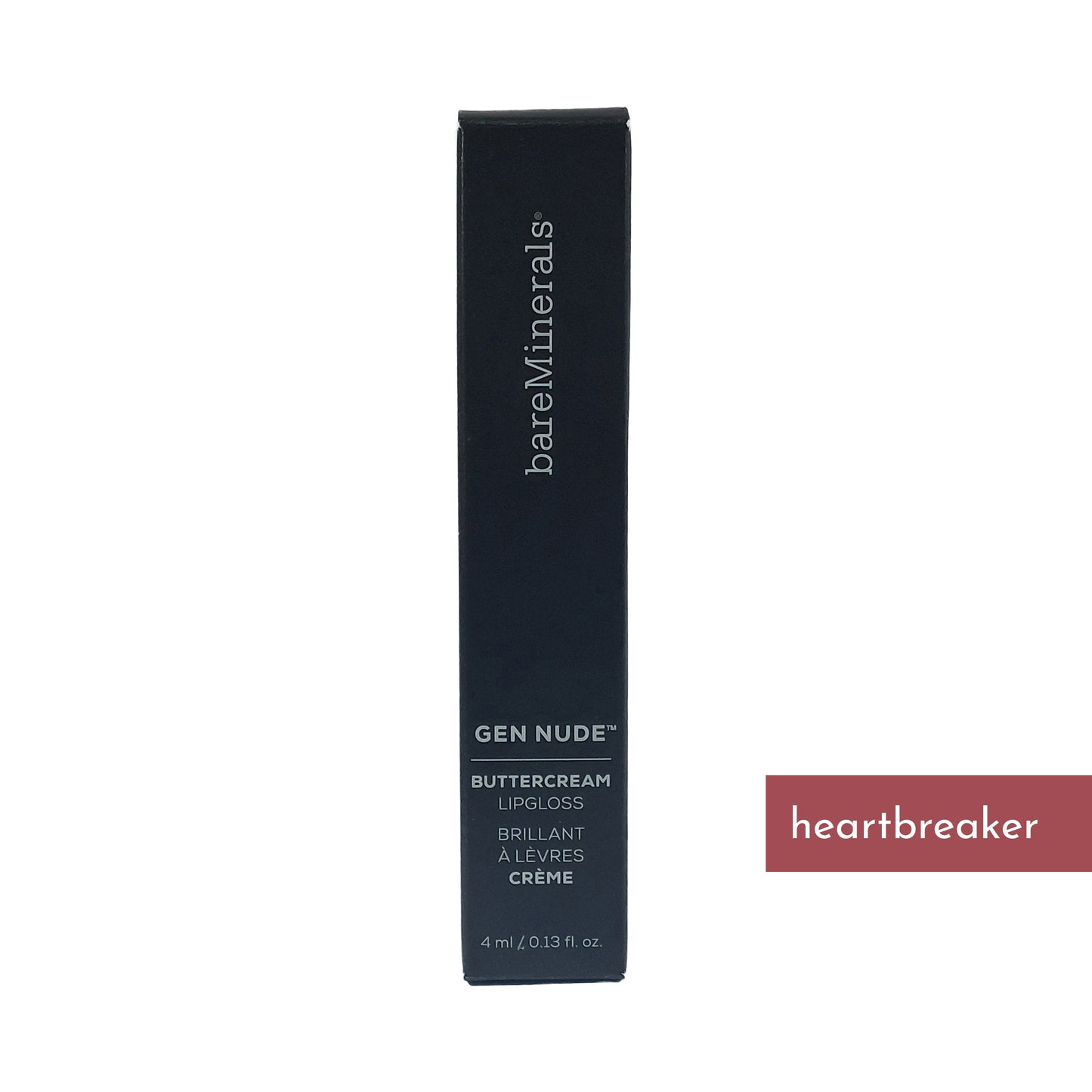 bareMinerals GenNude Buttercream Lipgloss Heartbreaker, 4 ml