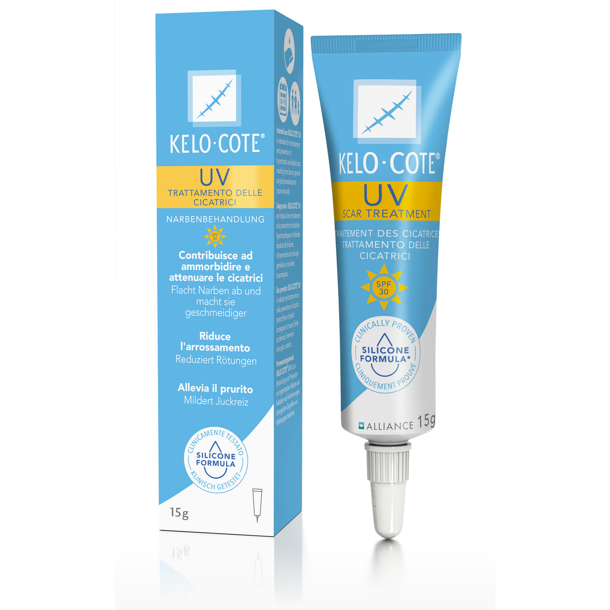 Alliance Pharmaceuticals GmbH Hautcreme KELO-COTE UV Silikon Narbengel LSF 30