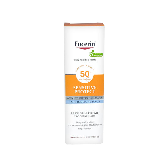 Eucerin Sun Sensitive Protect Face Sun Creme LSF 50+, 50 ml