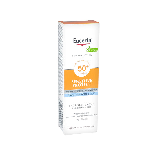 Eucerin Sun Sensitive Protect Face Sun Creme LSF 50+, 50 ml